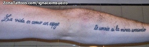 Foto de tatuaje Frases