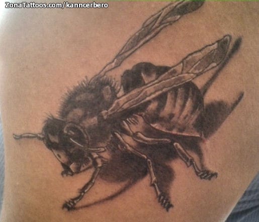 Tattoo photo Bees, Insects