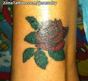 Foto de tatuaje Flores, Rosas