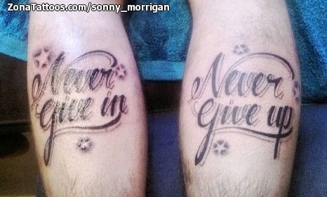 Tattoo photo Messages, Letters