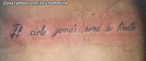 Foto de tatuaje Frases