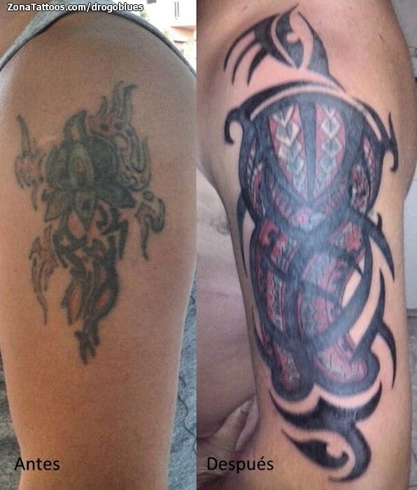 Foto de tatuaje Tribales, Cover Up