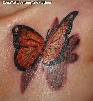 Foto de tatuaje Insectos, Mariposas