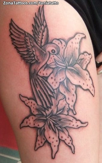 Tattoo photo Birds, Animals, Flowers