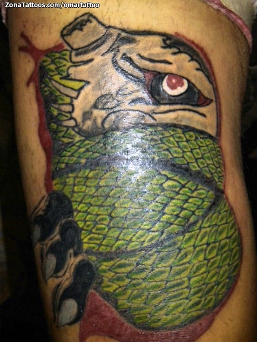 Foto de tatuaje Fantasía, Dragones