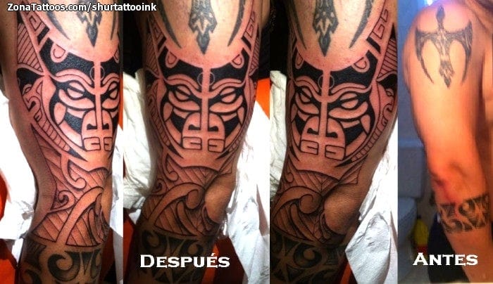 Foto de tatuaje Maoríes, Brazo