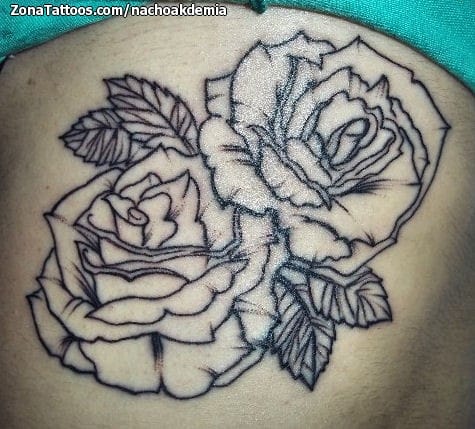 Foto de tatuaje Flores, Rosas