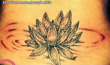 Foto de tatuaje Flores, Lotos