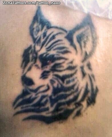 Foto de tatuaje Tribales, Animales, Lobos