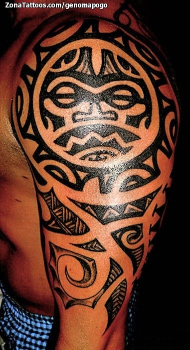 Tattoo photo Maori, Arm