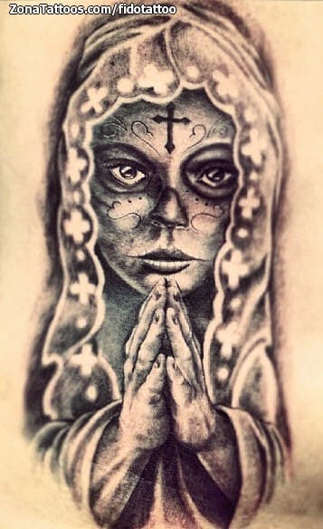 Tattoo photo Virgins, Catrina, Prayers