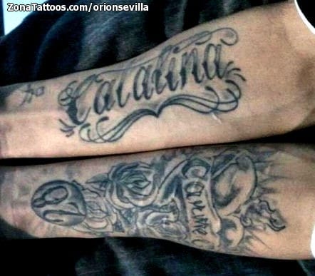 Tatuaje de Antebrazo, Nombres, Catalina