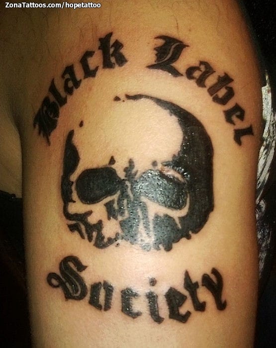 Tattoo photo Skulls, Letters