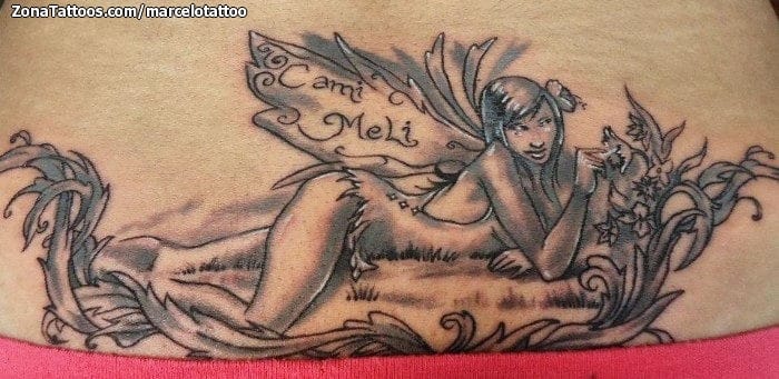 Tattoo photo Fantasy, Fairies