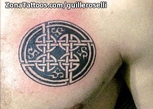 Tattoo of Chest, Symbols, Celtic