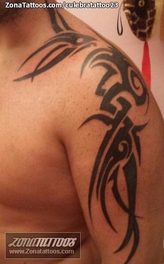 Tattoo photo Tribal, Shoulder