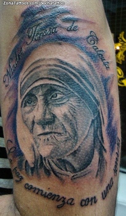 Foto de tatuaje Frases, Retratos, Monjas