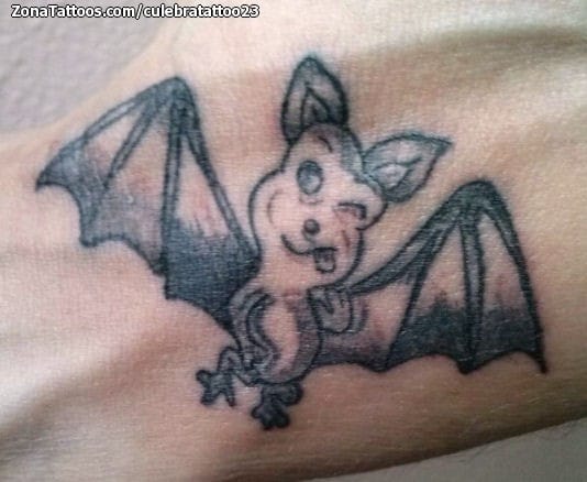 Tattoo photo Bats, Animals