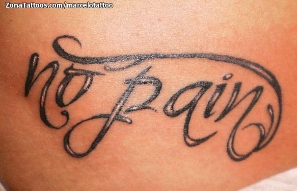 Tattoo photo Messages, Letters