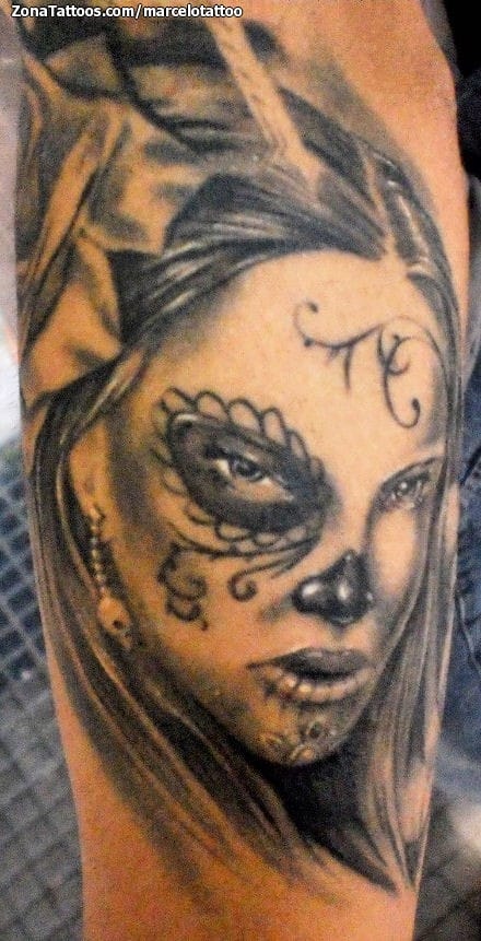 Tattoo photo Catrina, Arm