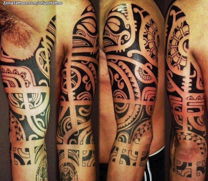 Tattoo photo Maori, Arm