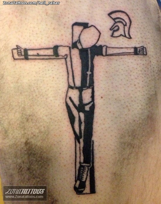 Tattoo photo People, Helmets, Crosses