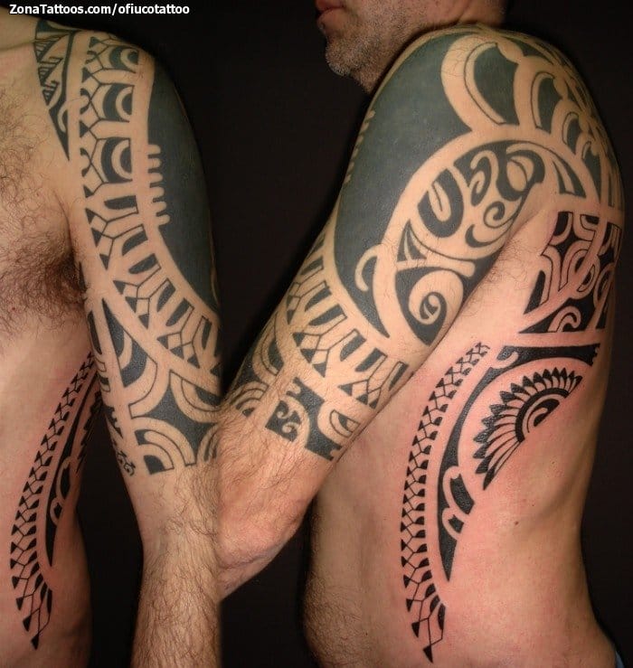 Tattoo photo Maori, Arm, Back