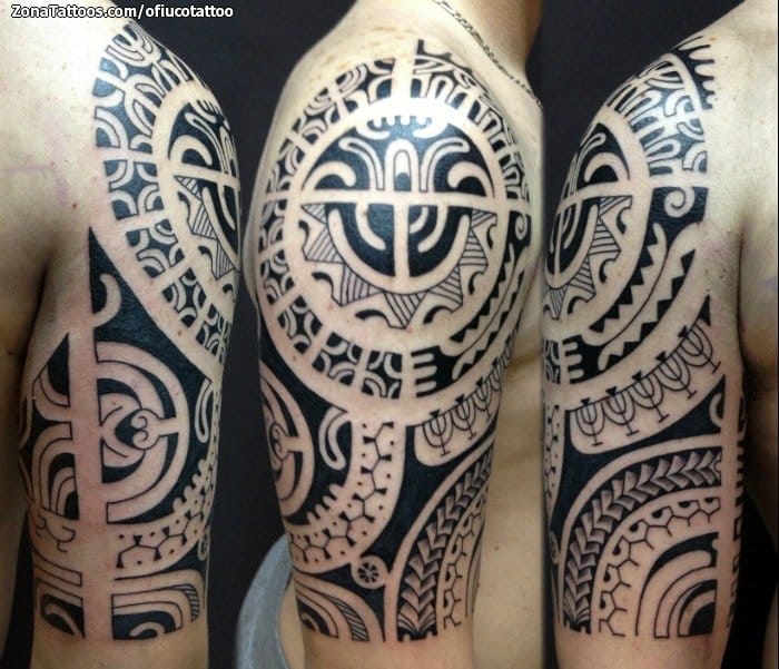 Foto de tatuaje Maoríes, Brazo