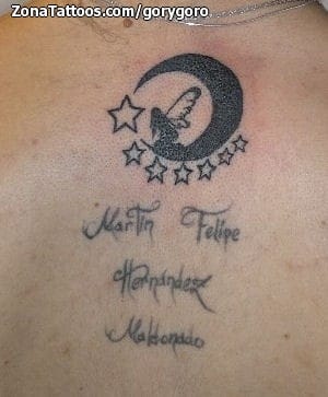 Foto de tatuaje Lunas, Hadas, Fantasía