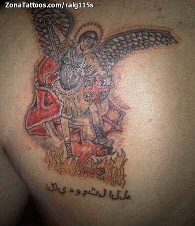 Foto de tatuaje Religiosos, Ángeles, Guerreros