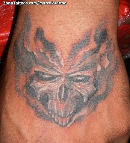 Tattoo photo Skulls, Monsters, Demons