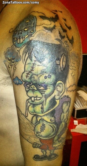 Tattoo photo Monsters, Caricatures, Zombies