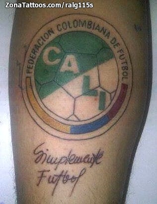 Foto de tatuaje Deportes, Fútbol, Escudos