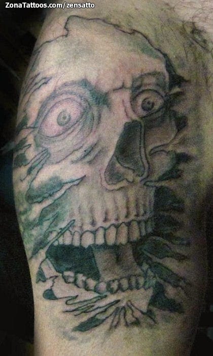 Foto de tatuaje Brazo, Calaveras