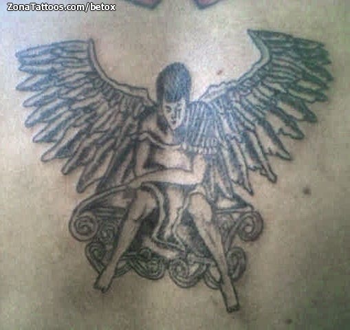 Tattoo photo Angels, Back