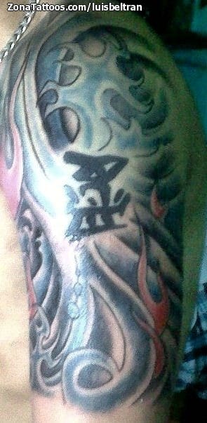 Tattoo photo Chinese caligraphy, Kanjis, Asian