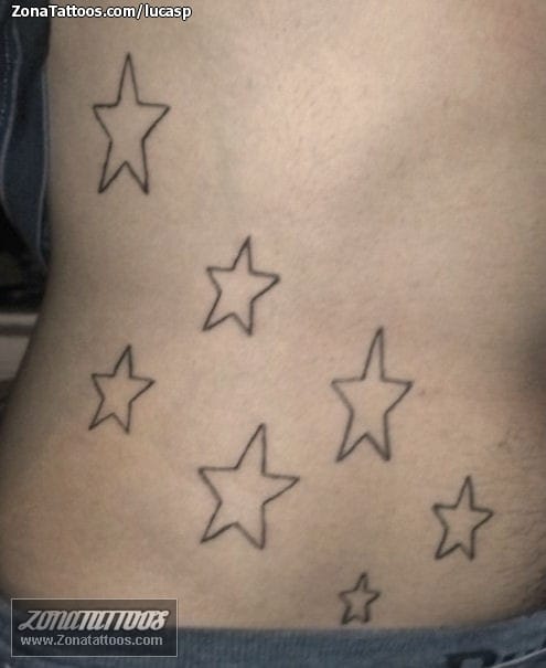 Foto de tatuaje Estrellas