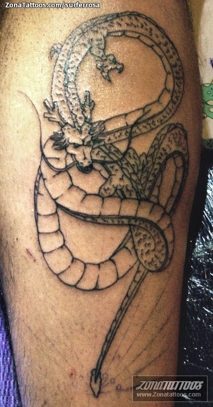 Foto de tatuaje Dragones, Dragon Ball