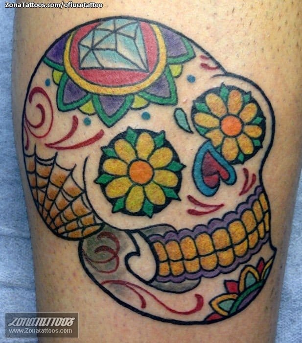 Foto de tatuaje Calaveras, Sugar Skull