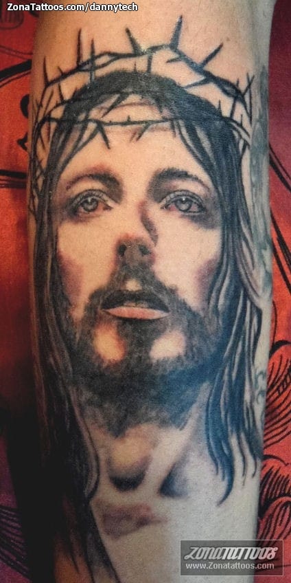 Tattoo photo Christ, Religious, Thorns