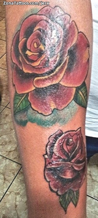 Tattoo photo Roses, Flowers