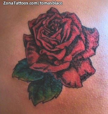 Tattoo photo Roses, Flowers