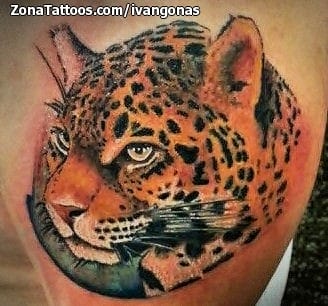 Tattoo photo Jaguar, Animals, Arm