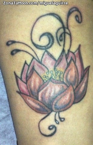 Tattoo photo Lotus, Flowers, Flourish