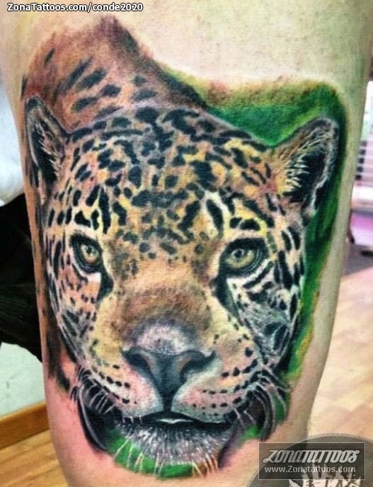 Foto de tatuaje Jaguares, Animales