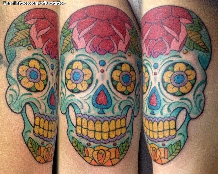 Foto de tatuaje Calaveras, Sugar Skull