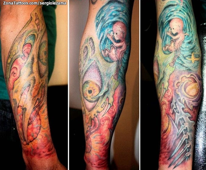 Tattoo photo Eyes, Arm