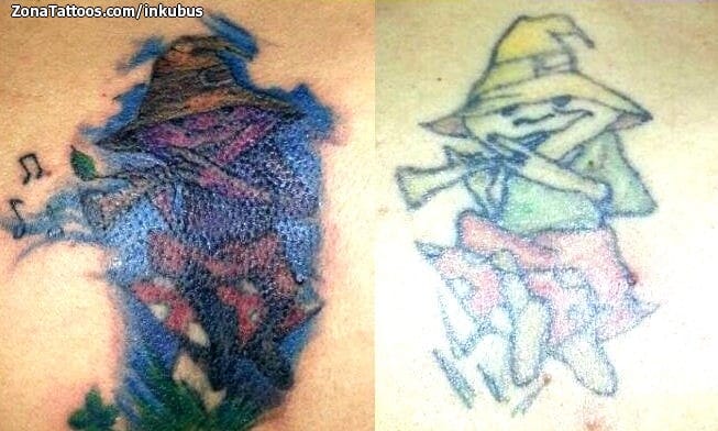 Foto de tatuaje Duendes, Fantasía, Cover Up