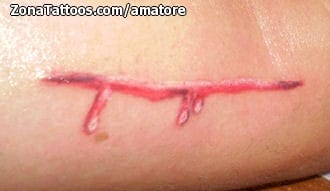 Foto de tatuaje Sangre