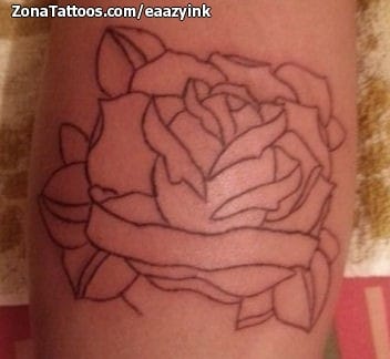 Tattoo photo Roses, Flowers